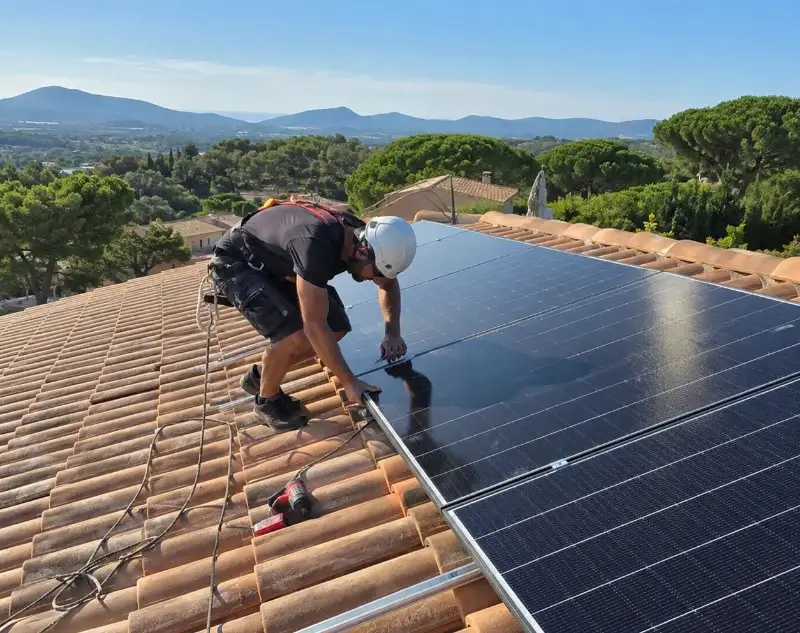 Installateur panneaux solaires Cogolin — pose photovoltaïque sur toiture