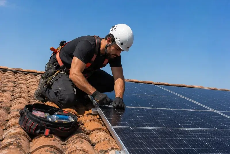 Maintenance et monitoring de panneaux solaires à Cogolin