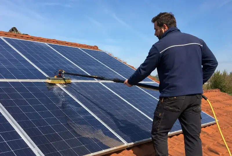 Nettoyage et entretien de panneaux solaires à Cogolin
